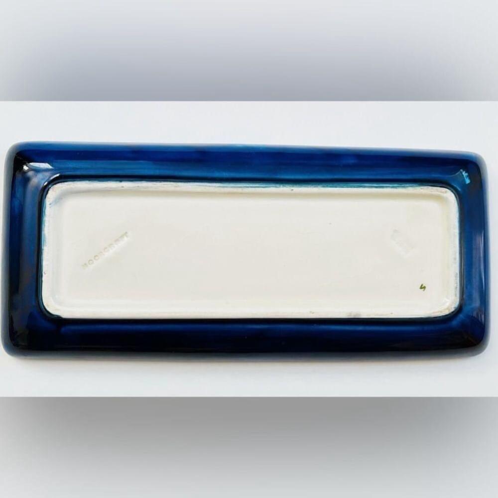 Antique Moorcroft Pottery Art Nouveau Floral Tray - Picture 12 of 12